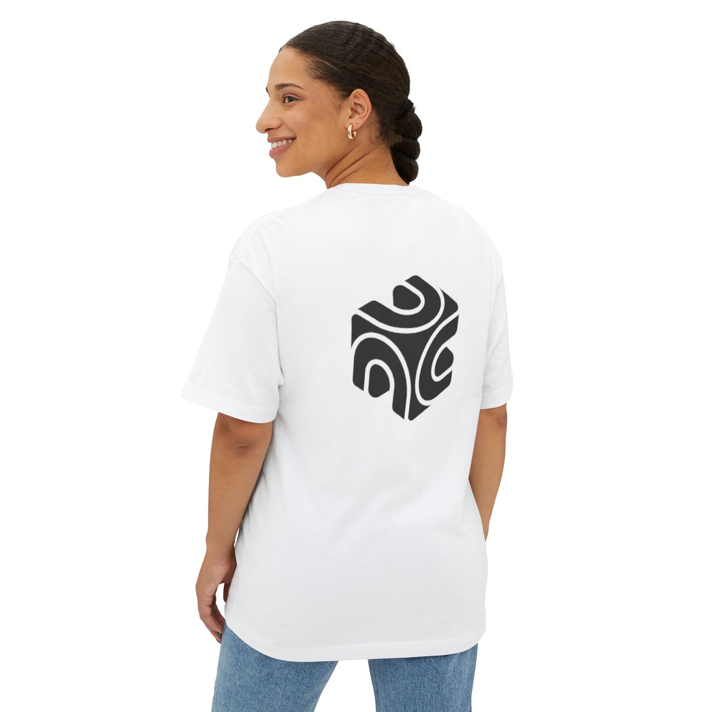 Darkelle Graphic White (Oversized) Tee - Unisex