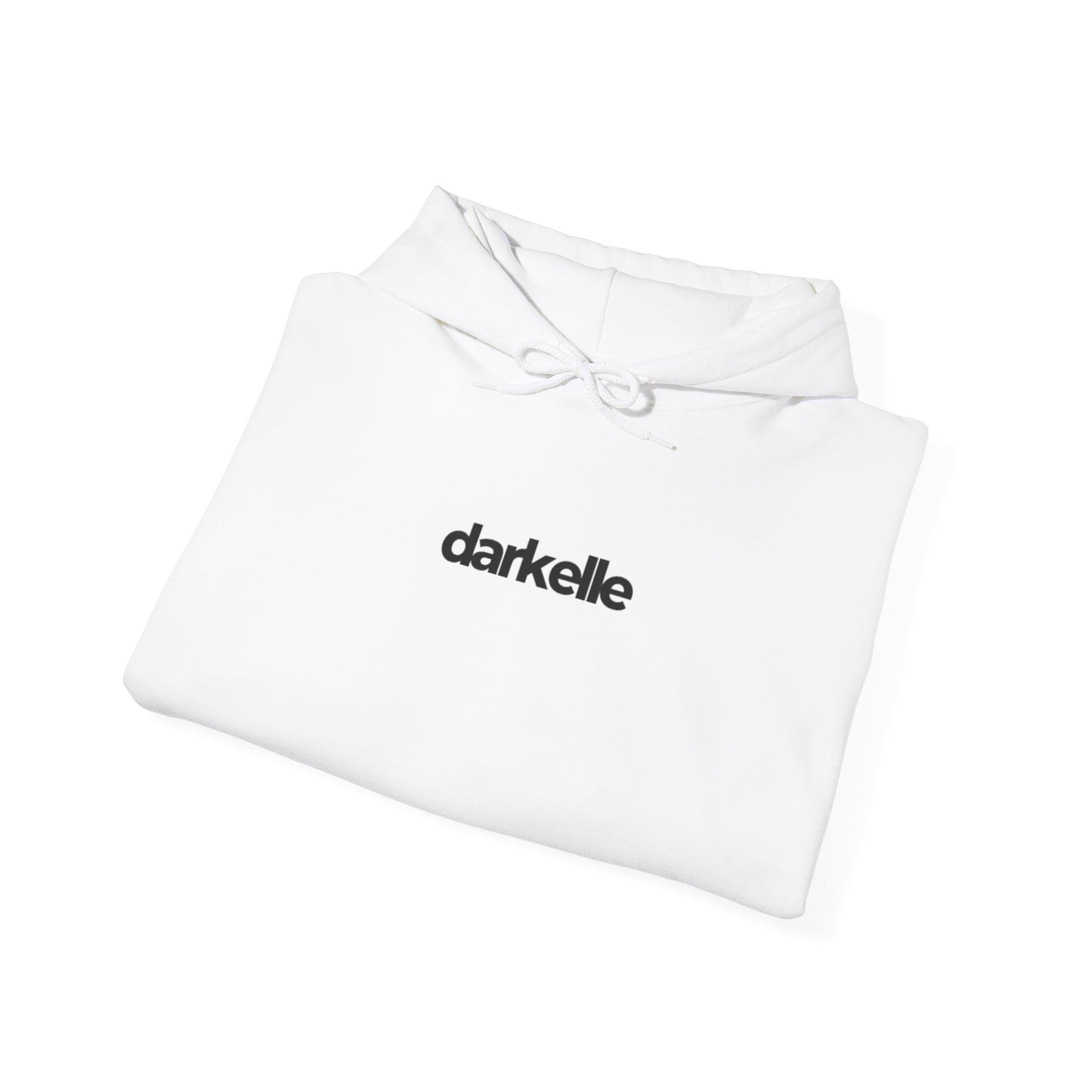 Darkelle Graphic White Hoodie - Unisex