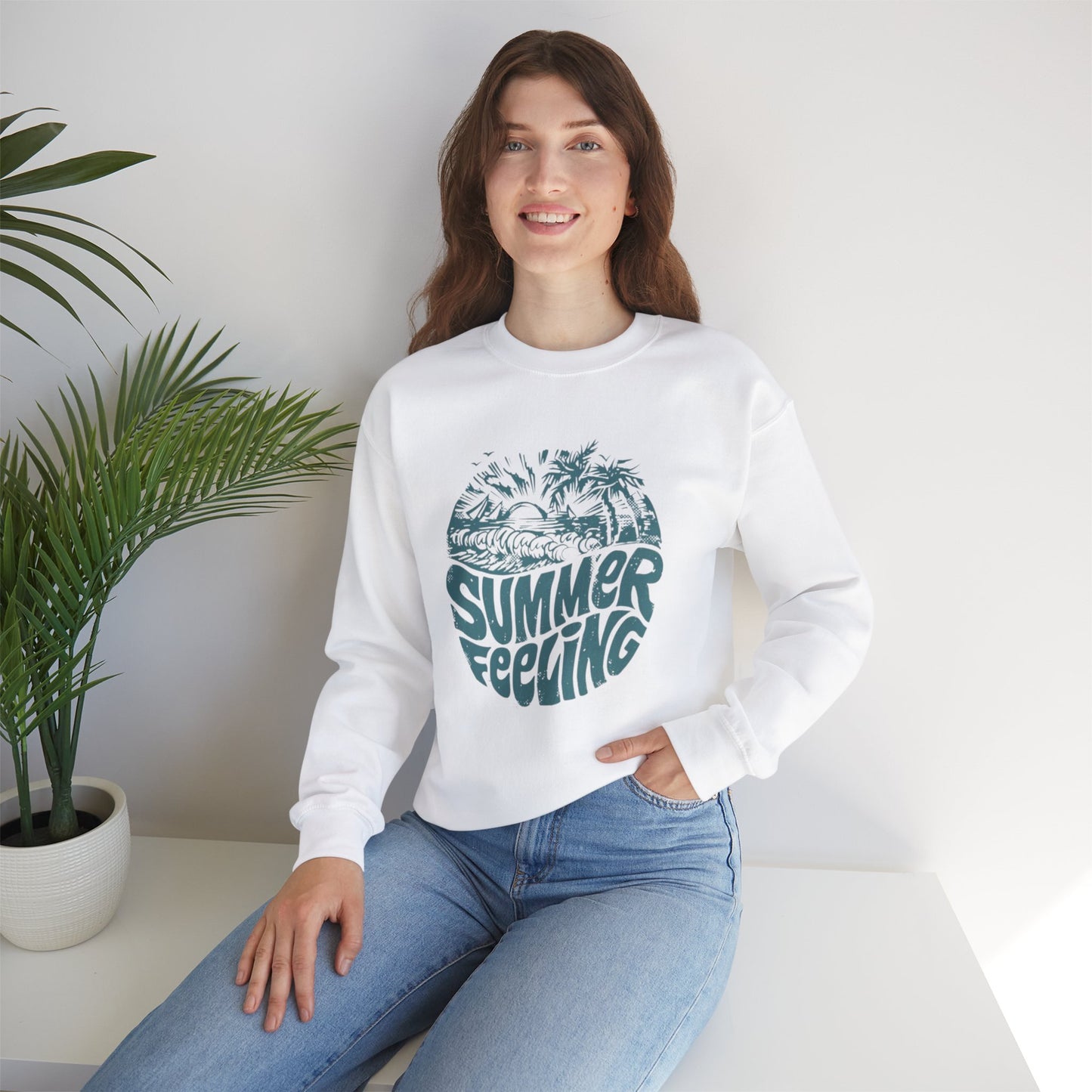 Summer Feeling Graphic Sweatshirt - Unisex