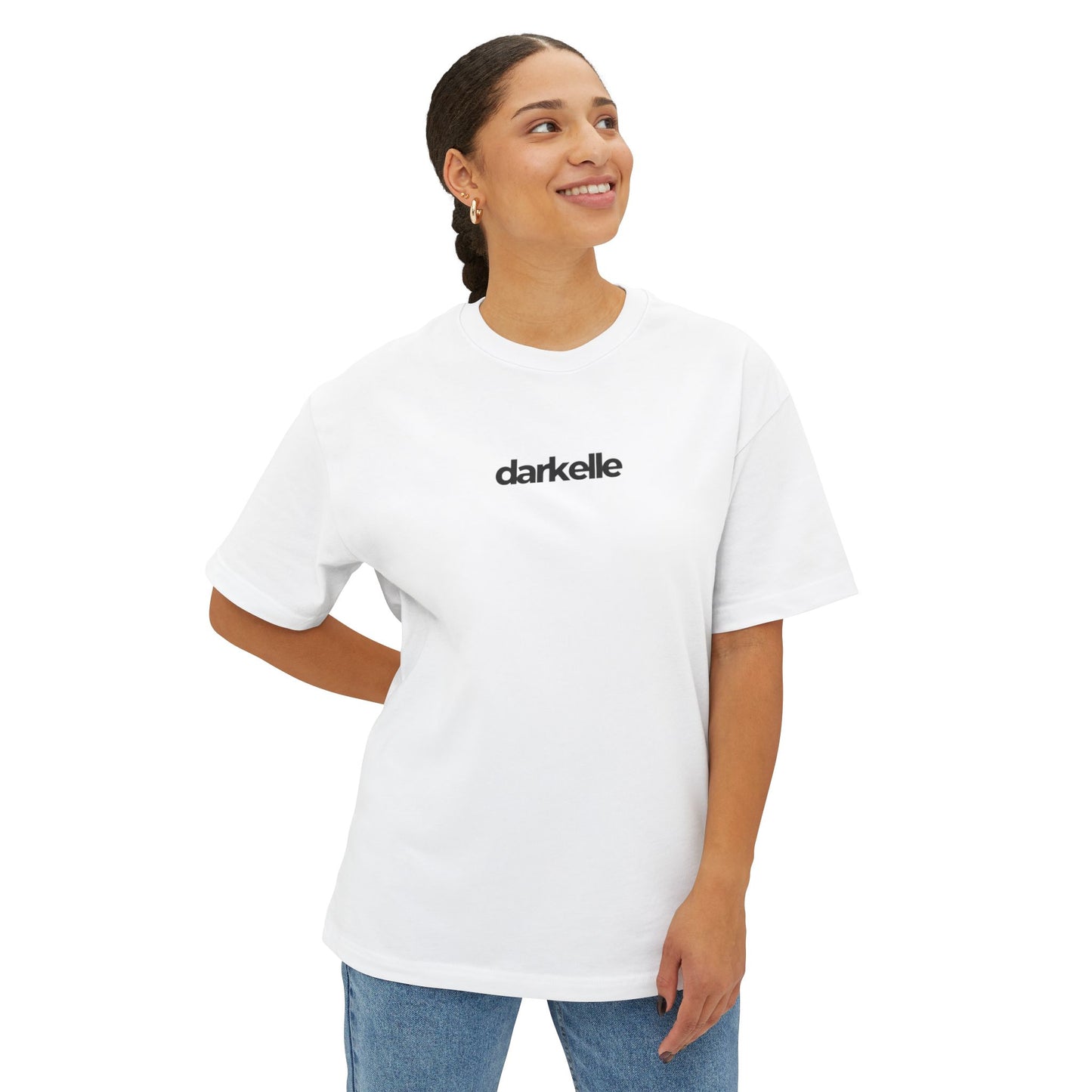 Darkelle Graphic White (Oversized) Tee - Unisex