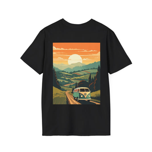 Retro Sunset Graphic Tee - Unisex