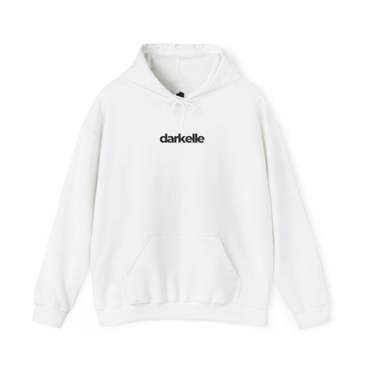 Darkelle Graphic White Hoodie - Unisex