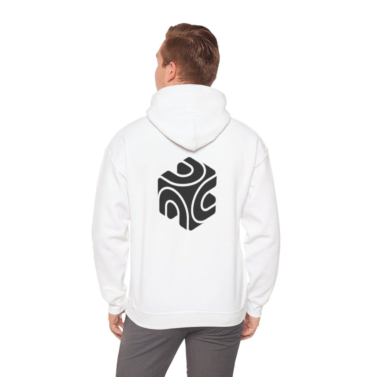 Darkelle Graphic White Hoodie - Unisex