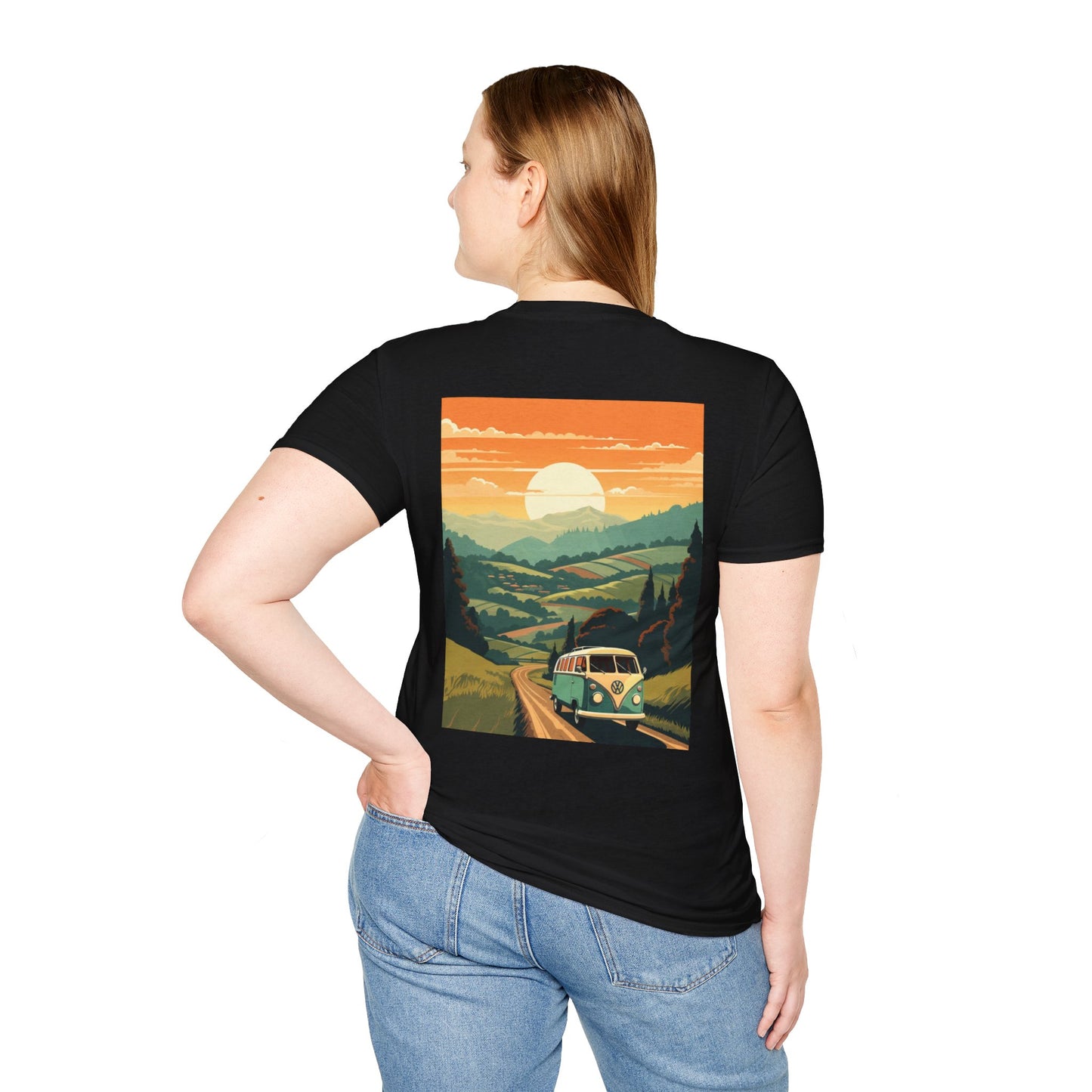 Retro Sunset Graphic Tee - Unisex