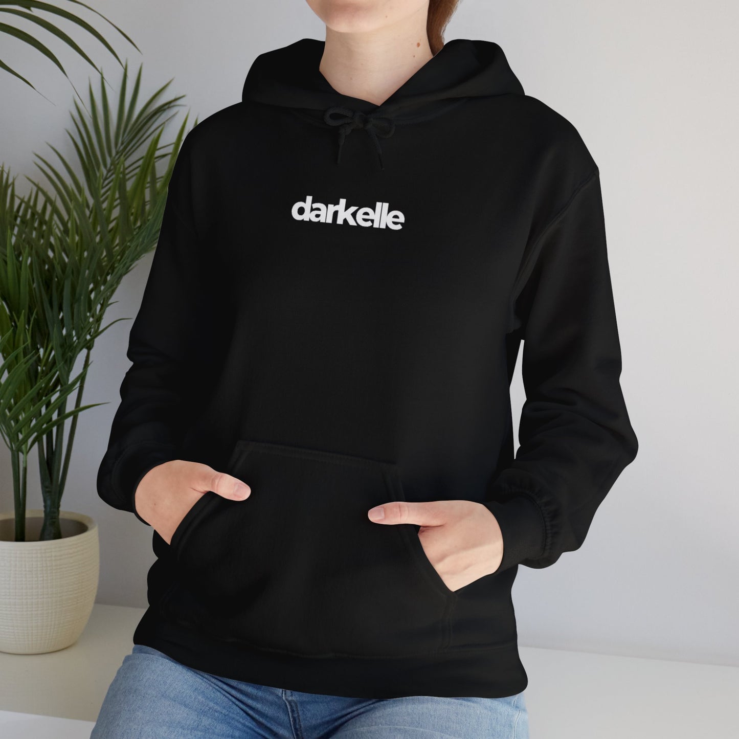 Darkelle Graphic Black Hoodie - Unisex