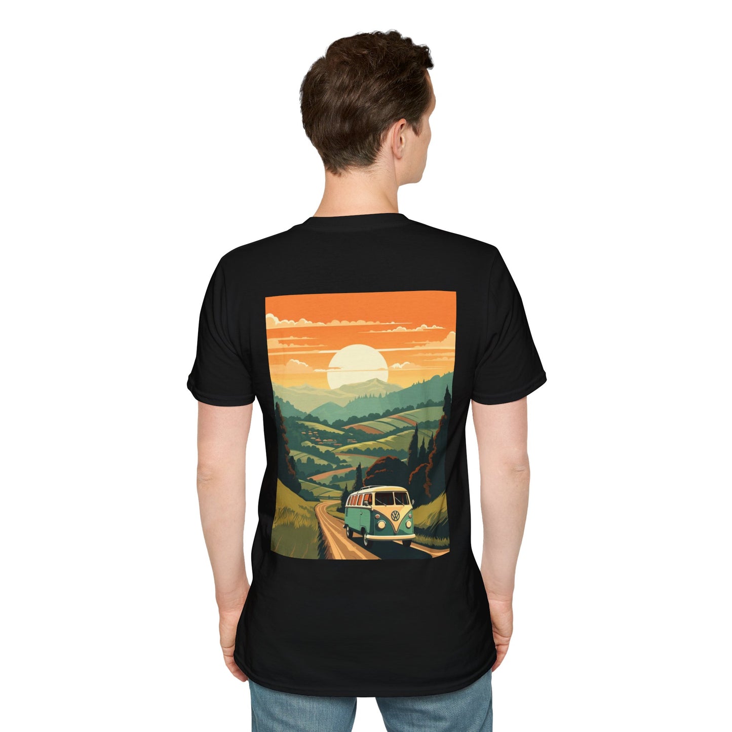 Retro Sunset Graphic Tee - Unisex